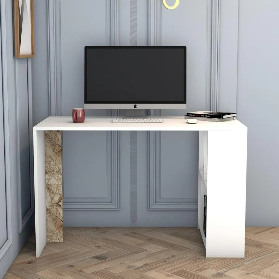 Íróasztal Lima - Fehér Marble