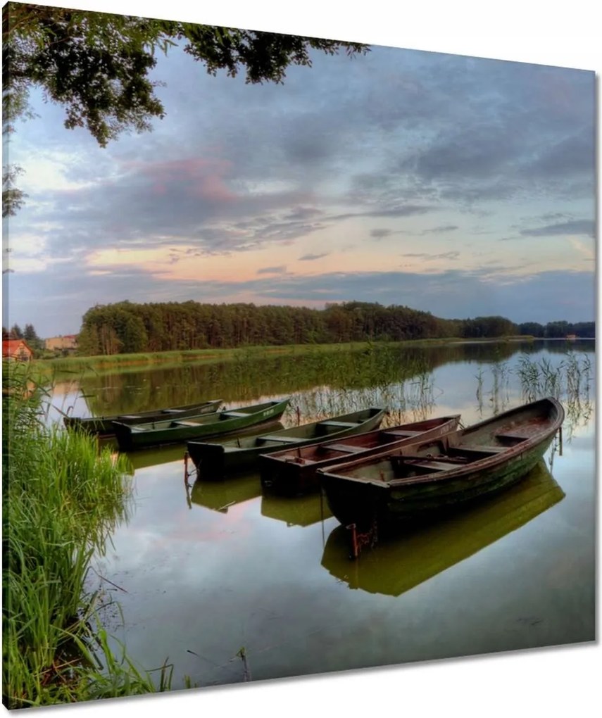 Vászonkép 90x90 Wolsztyn-tó