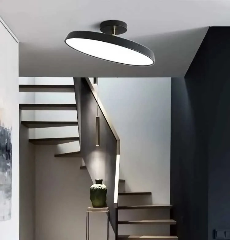 Toolight Szerszámlámpa - Mennyezeti lámpa 50 cm 5xE27 60W APP860-C, fekete-arany, OSW-08956