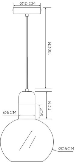 Lucide 34438/28/65 - Csillár zsinóron JULIUS 1xE27/40W/230V