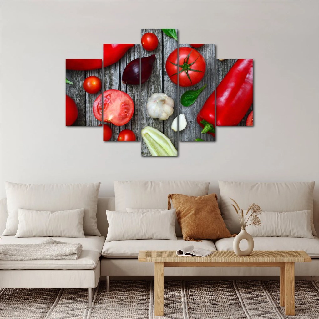 Zöldség képe (150x105 cm)
