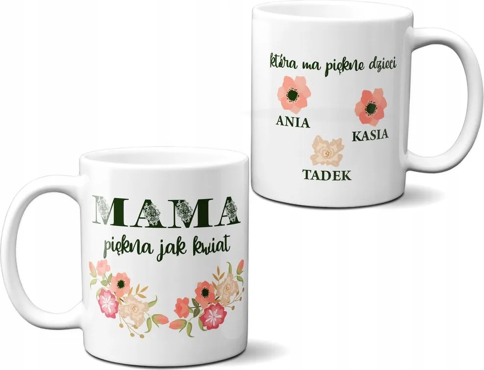 Bögre Anyukáknak Anya Gyönyörű, Mint A Virág Név