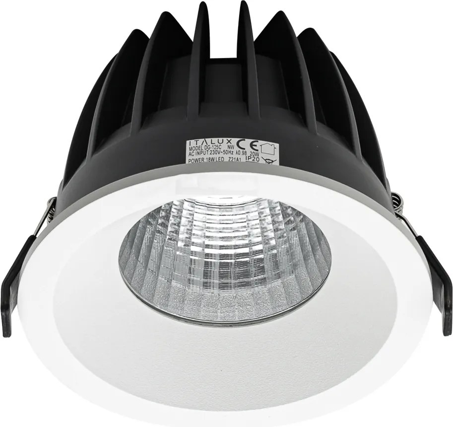Italux Modern Fürdőszobai lámpa Rezzo Fehér ITXDG-125C/WK-NW/70 IP54
