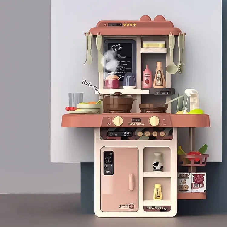 Gyermekkonyha hangjelző LED gőzfejlesztő 42 tartozékkal