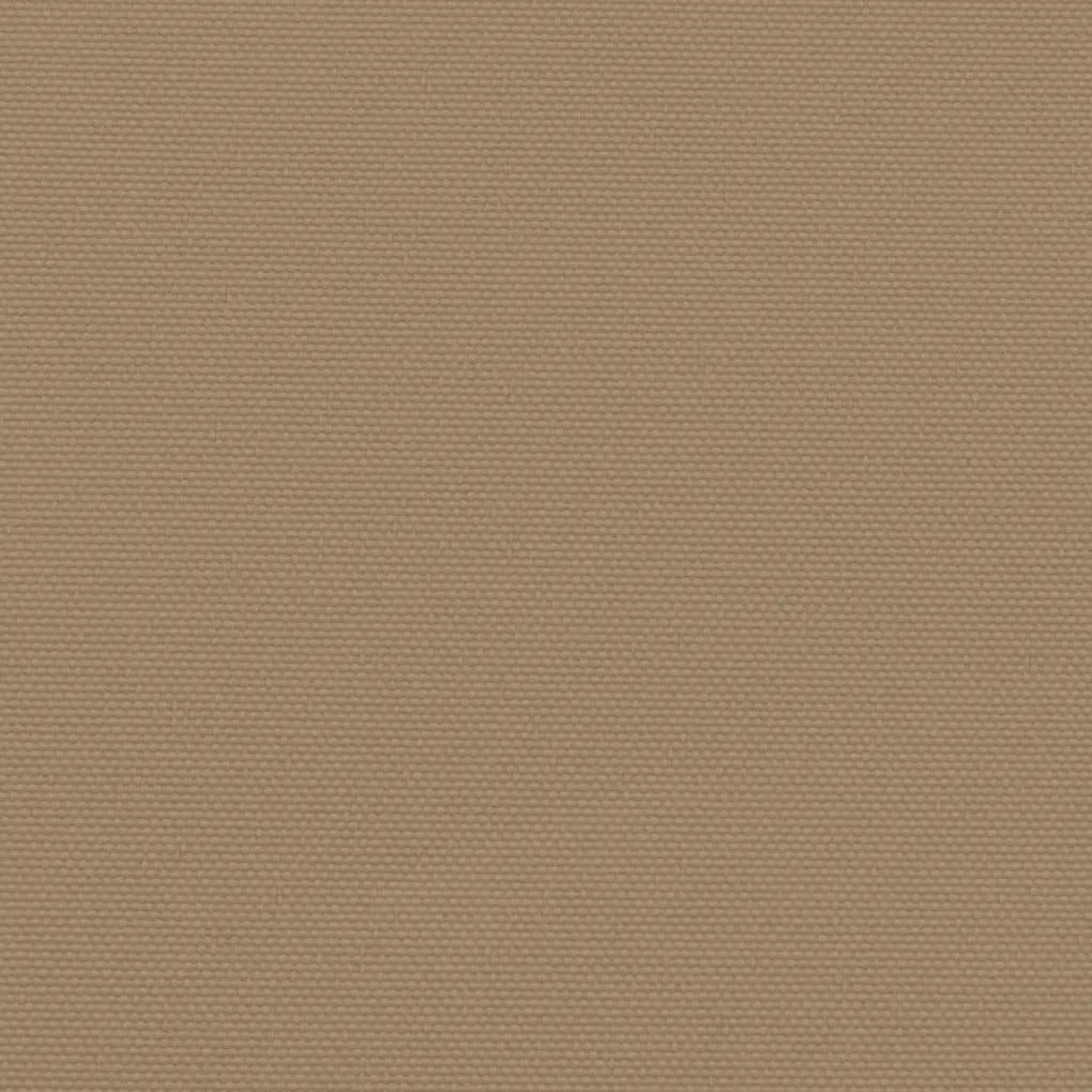 tópszínű behúzható oldalsó napellenző 220 x 1200 cm
