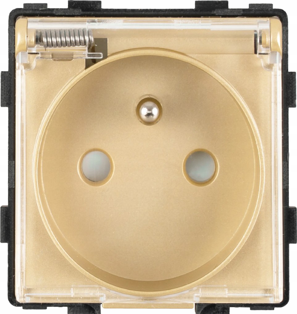 Modul Aljzat Fürdőszobai Aljzat Fröccsenő Víz Ellen Védett Fedéllel Arany 1F IP44