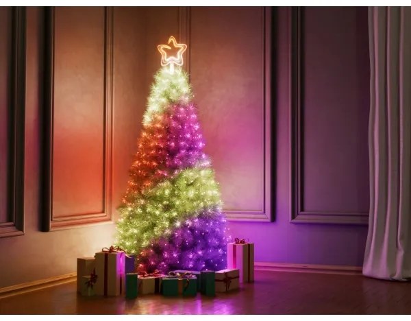 Twinkly TWTT030SPP-GUSB -LED RGB Dimmelhető Karácsonyi csillag 76xLED USB Wi-Fi