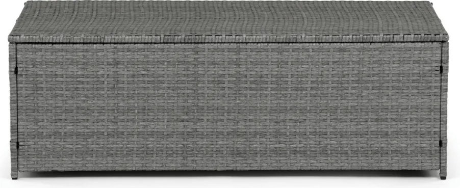 Kerti bútor garnitúra, polyrattan, szürke, AZ-F1911 GREY
