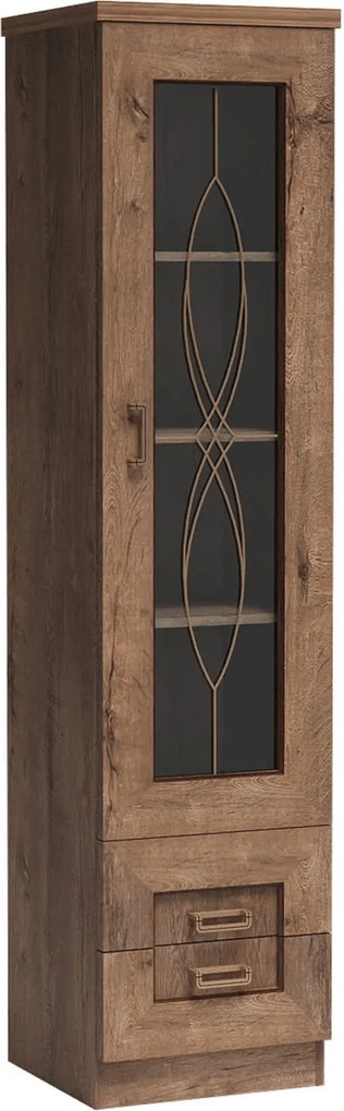 Vitrin, lefkas tölgy, TEDY TYP T10