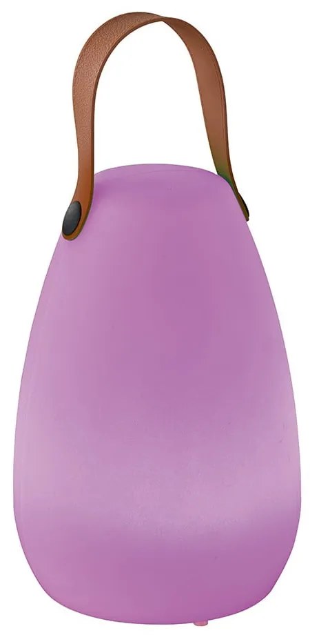 Fehér-barna LED asztali lámpa (magasság 20 cm) Ruby – Fischer & Honsel