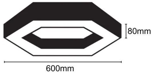 LED Mennyezeti lámpa LED/28W/230V 4000K átm. 60 cm