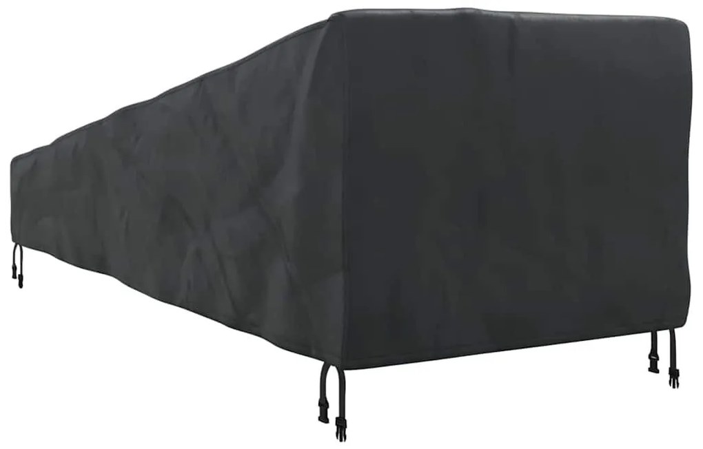 Kültéri bútor takaró Fekete 195 x 76 x 82 cm 210D oxford szövet