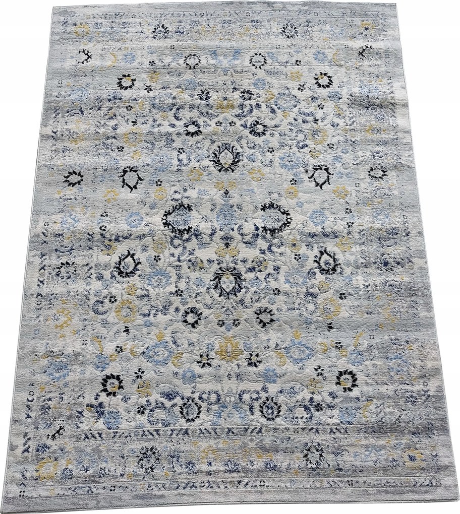 Keleti plüss szőnyeg bézs 80x150 cm