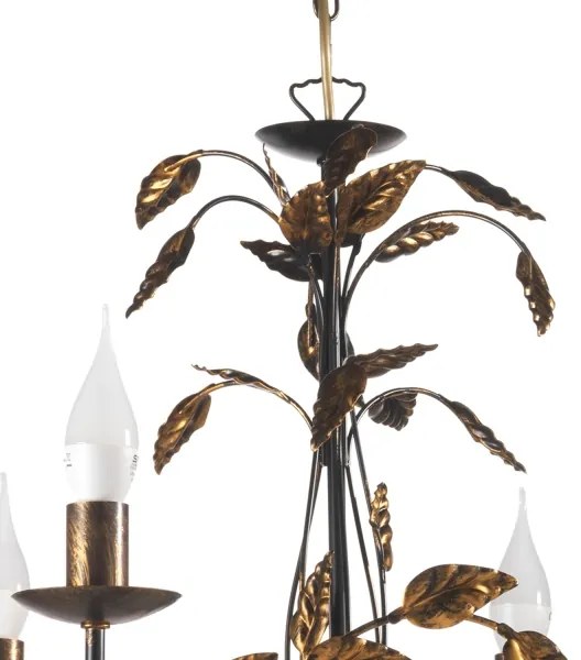 ONLI - Csillár láncon COLLANA 6xE14/6W/230V bronz/arany