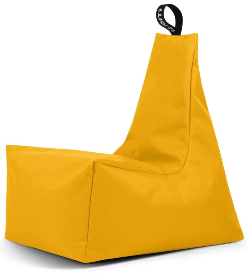 Sárga babzsákfotel Icy L – So Soft?