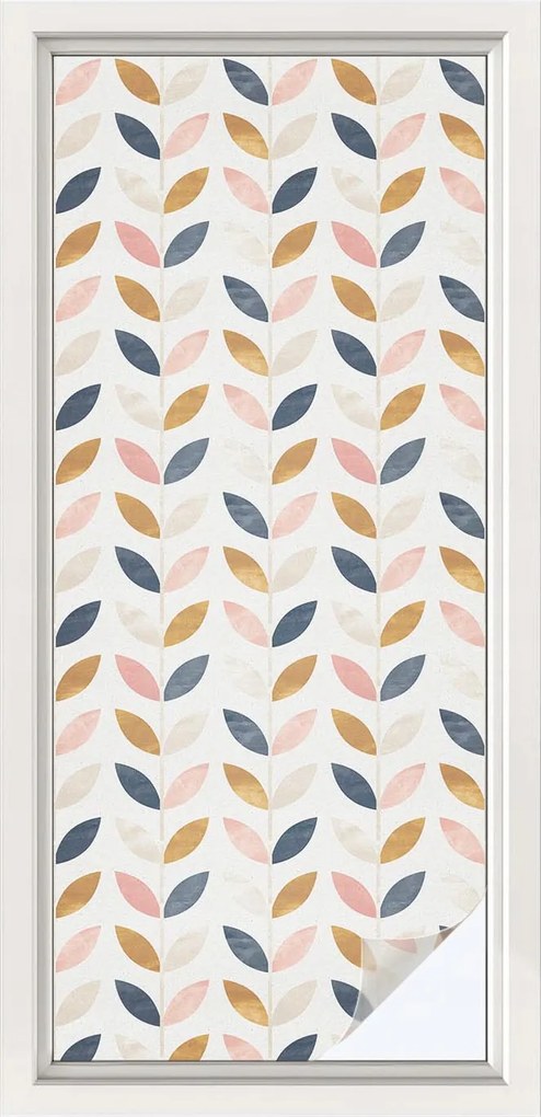 Furnér Ablakfólia Szélvédőre Adatvédelem Levelek minta 50x116 cm