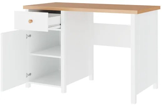 Íróasztal Keira  db (fehér + nash tölgy). 1058475