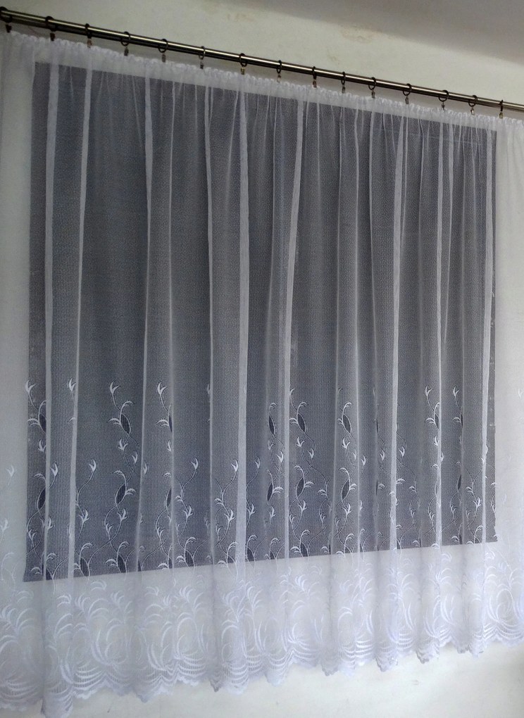 Mg Függöny 618/89 Fehér 250cm Minőség 0,5m