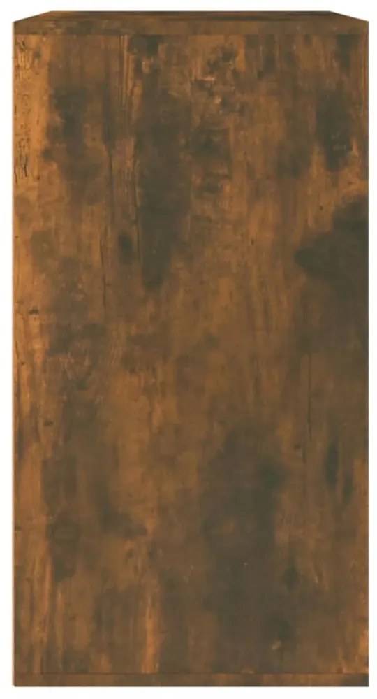 füstös tölgy színű szerelt fa pipereszekrény 80 x 40 x 75 cm