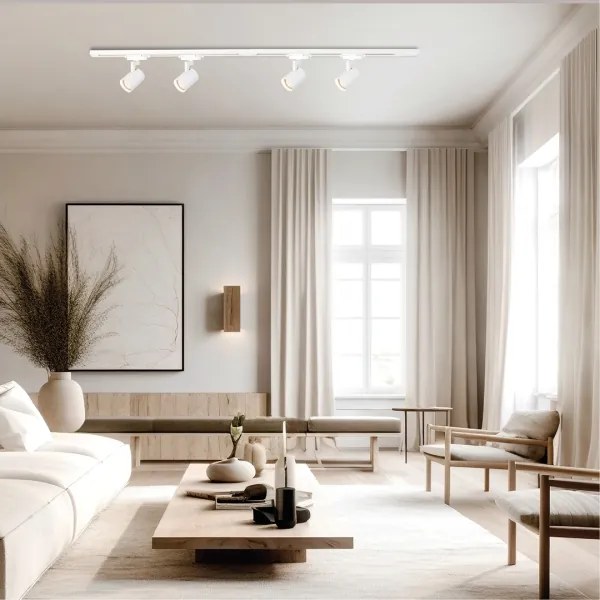 Spotlámpa sínrendszerrel VOLF 4xGU10/10W/230V fehér