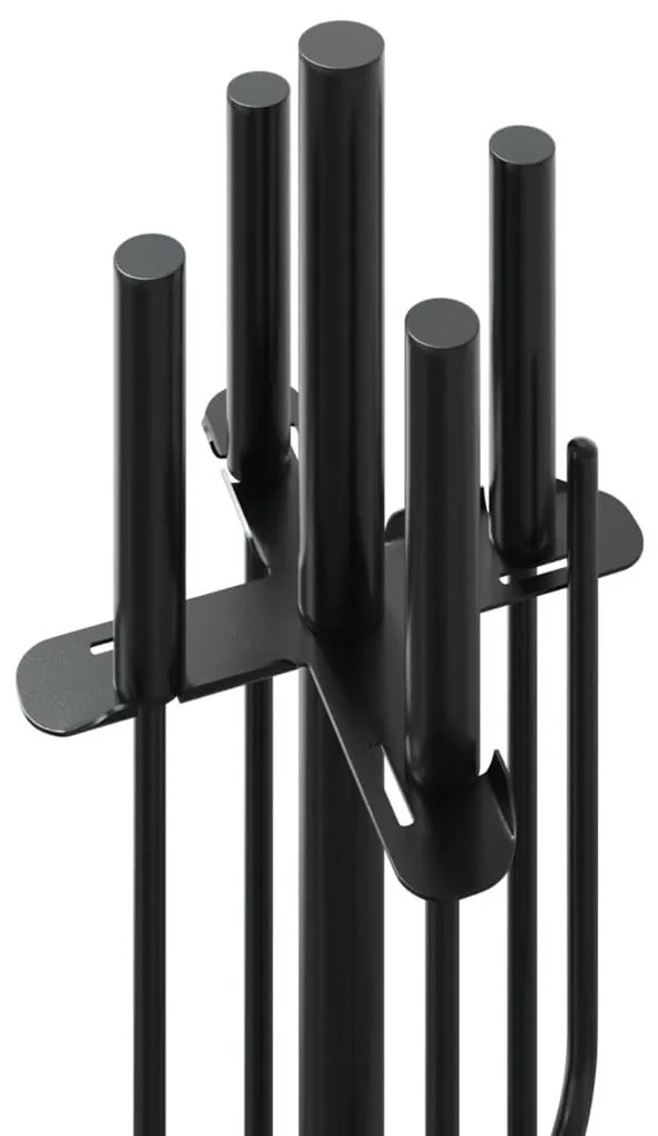 5 darabos kandallószerszám-készlet 18 x 66 cm acél