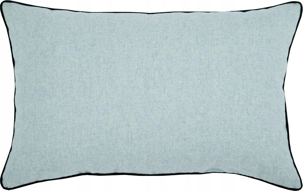 Díszpárna Gyapjú Szürke-kék 45x140