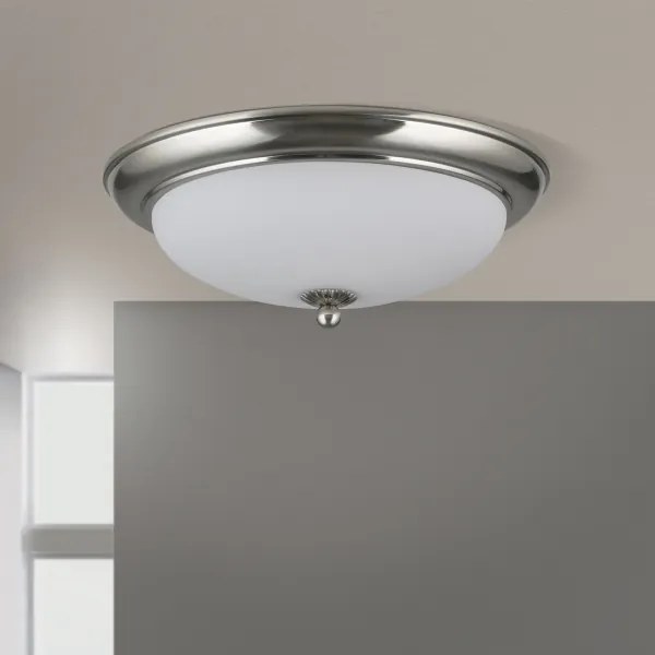 Orion - Mennyezeti lámpatest EMPIRA 2xE27/40W/230V, átmérő 35,5 cm, matt króm