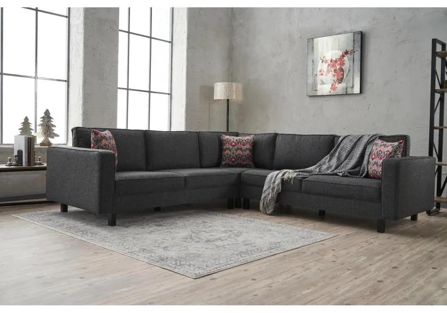Sarokkanapé Kale Linen - Antracit