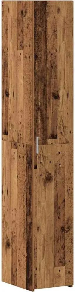 vidaXL Magasfiú 2 pcs Öreg fa 30 x 42,5 x 185 cm