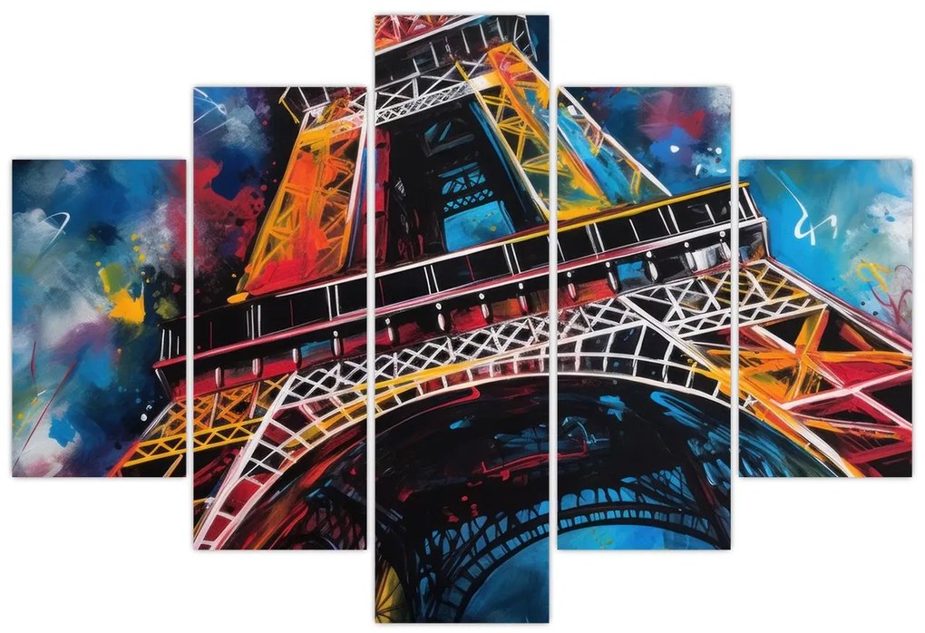 Kép - Az Eiffel-torony festménye II. (150x105 cm)