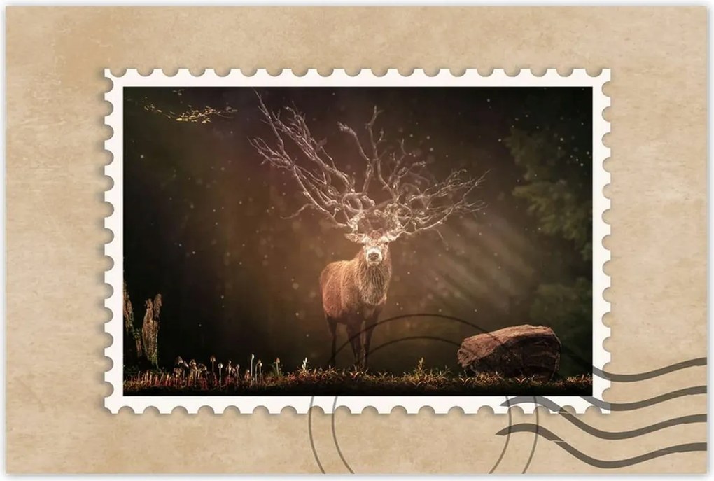 Poszterek 120x80 Szarvas felszarvazott