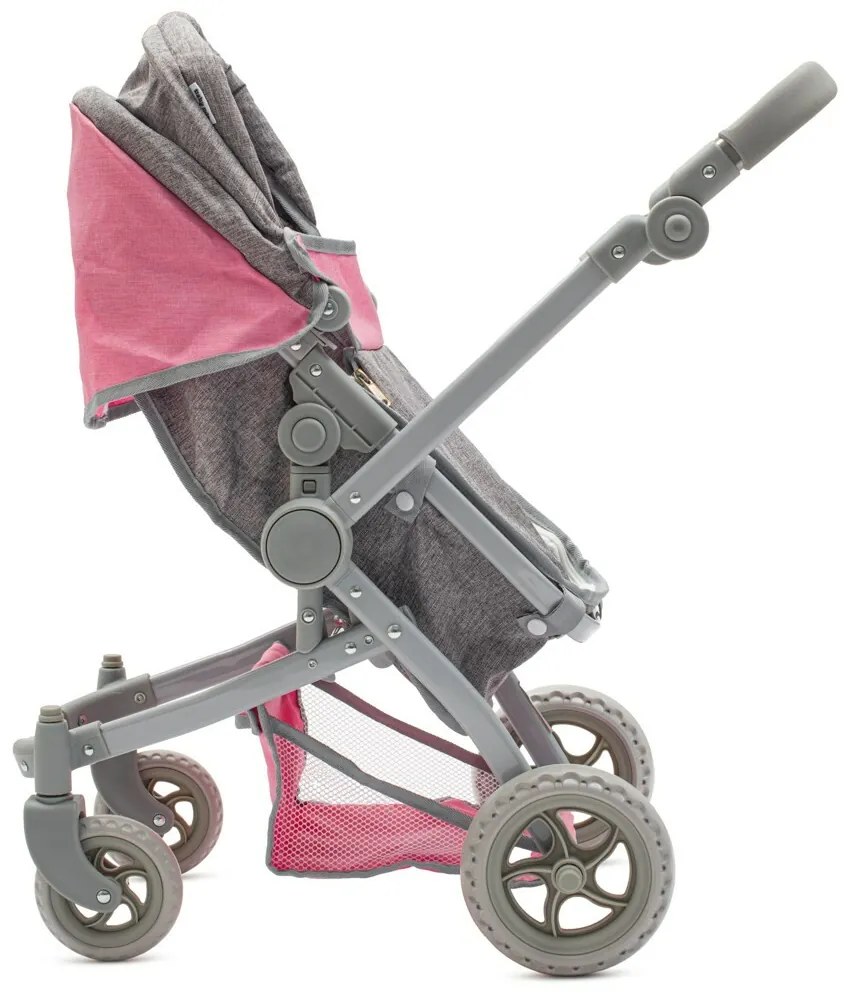 Baby Mix 2in1 Sophie babakocsi rózsaszín - szürke,63,5 x 37 x 63,5 cm, 63,5 x 37 x 63,5 cm