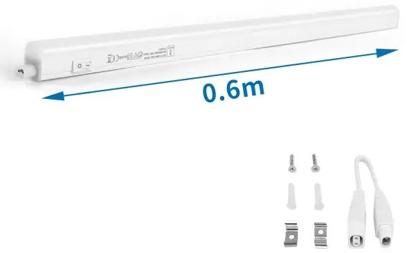 LED T5 sorolható lámpatest 8W 0,6m 6500K