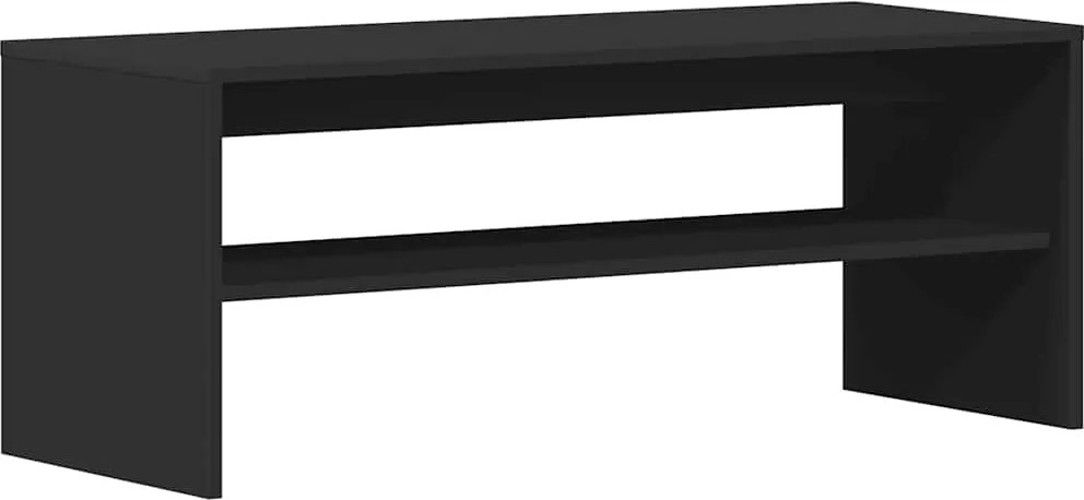 vidaXL fekete forgácslap TV-szekrény 100 x 40 x 40 cm
