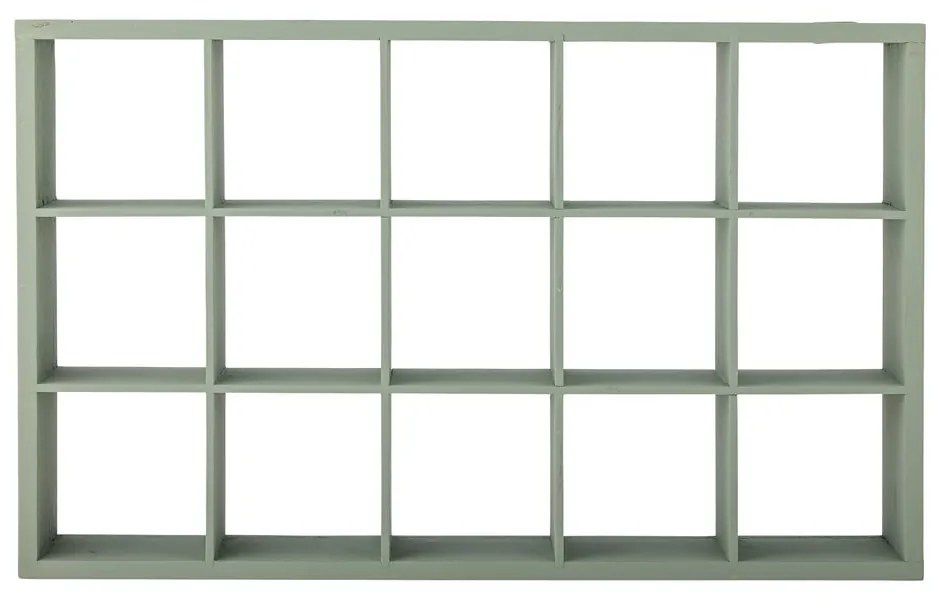 Világoszöld többszintes jegenyefenyő fali polc 67 cm Preston – Bloomingville