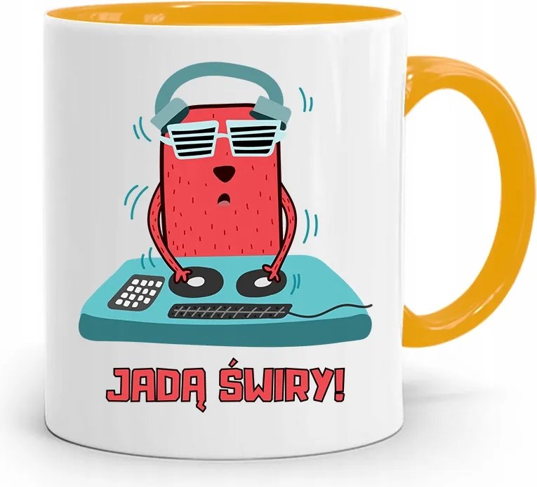 Dja Zene Bögre Sárga Jönnek Őrült Ajándék nyomtatott fotóval