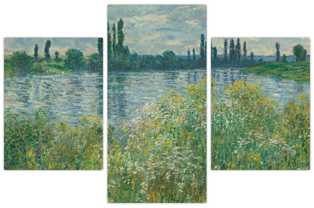 Kép - Claude Monet, Banks of the Seine, reprodukciók (90x60 cm)