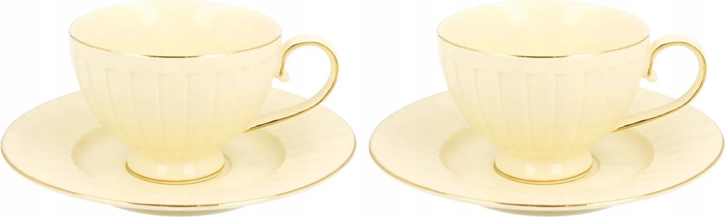 Porcelán teáscsészék kávé tea 2+2 220 ml Nina