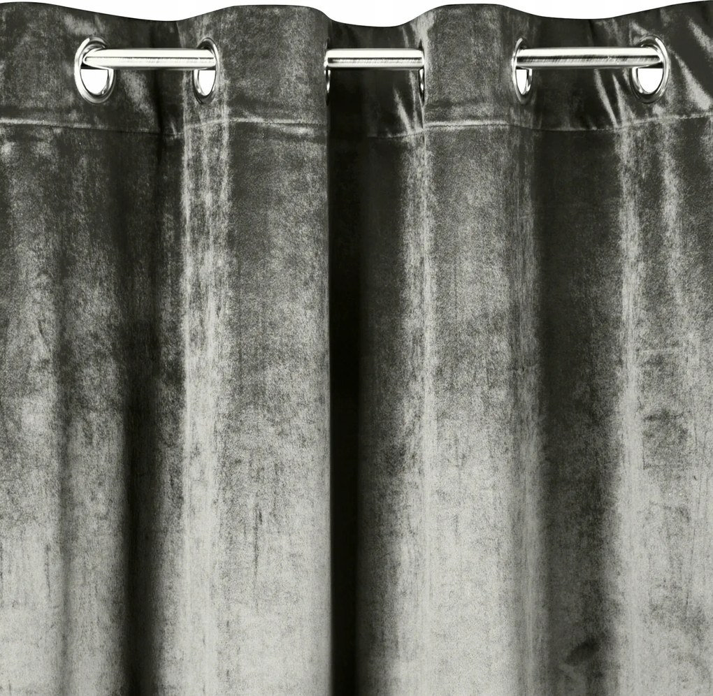 Kész Függöny 140x250 Bársony Fényes Átvezetővel Eurofirany