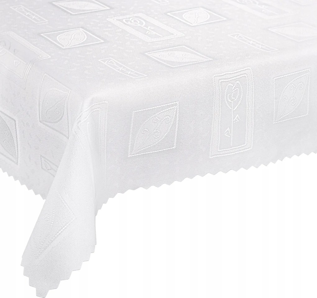 Abrosz foltálló 140x180 Termék Lengyel szín Fehér minta W6