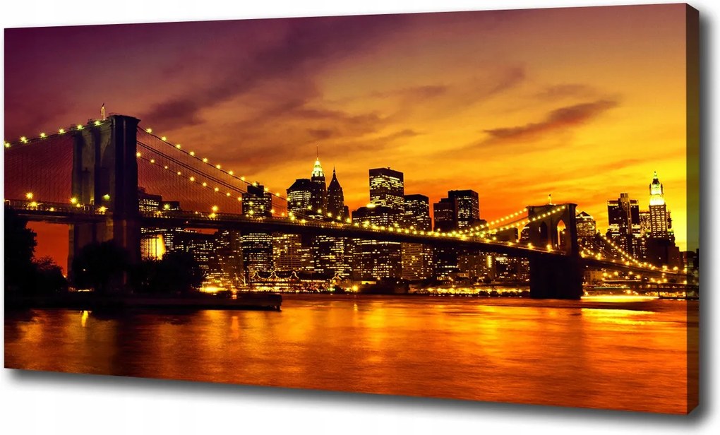 Vászonkép Brooklyn híd 100x70 cm