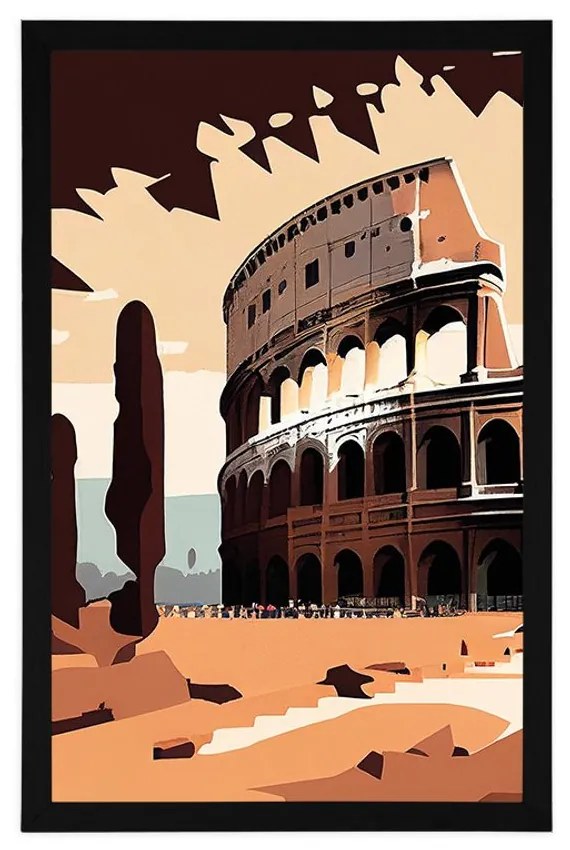 Poszter római Colosseum.