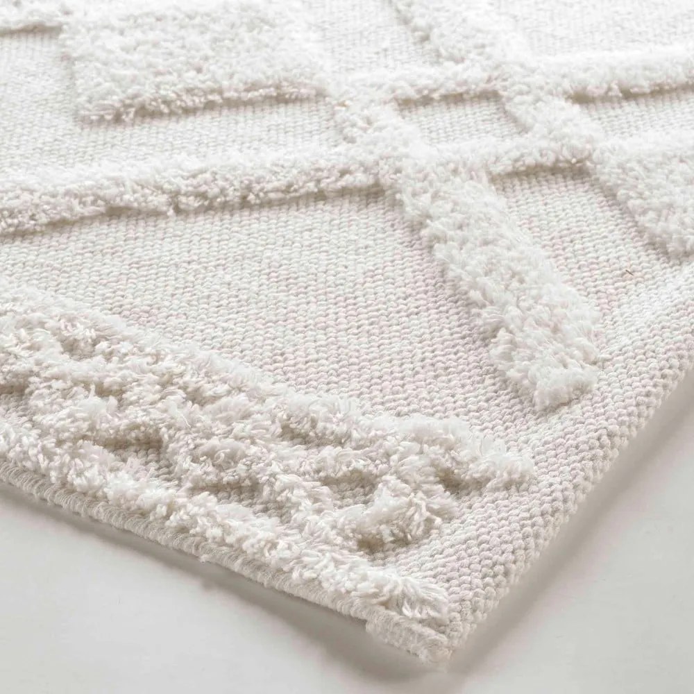 Fehér fürdőszobai kilépő 50x80 cm Gladis – douceur d'intérieur