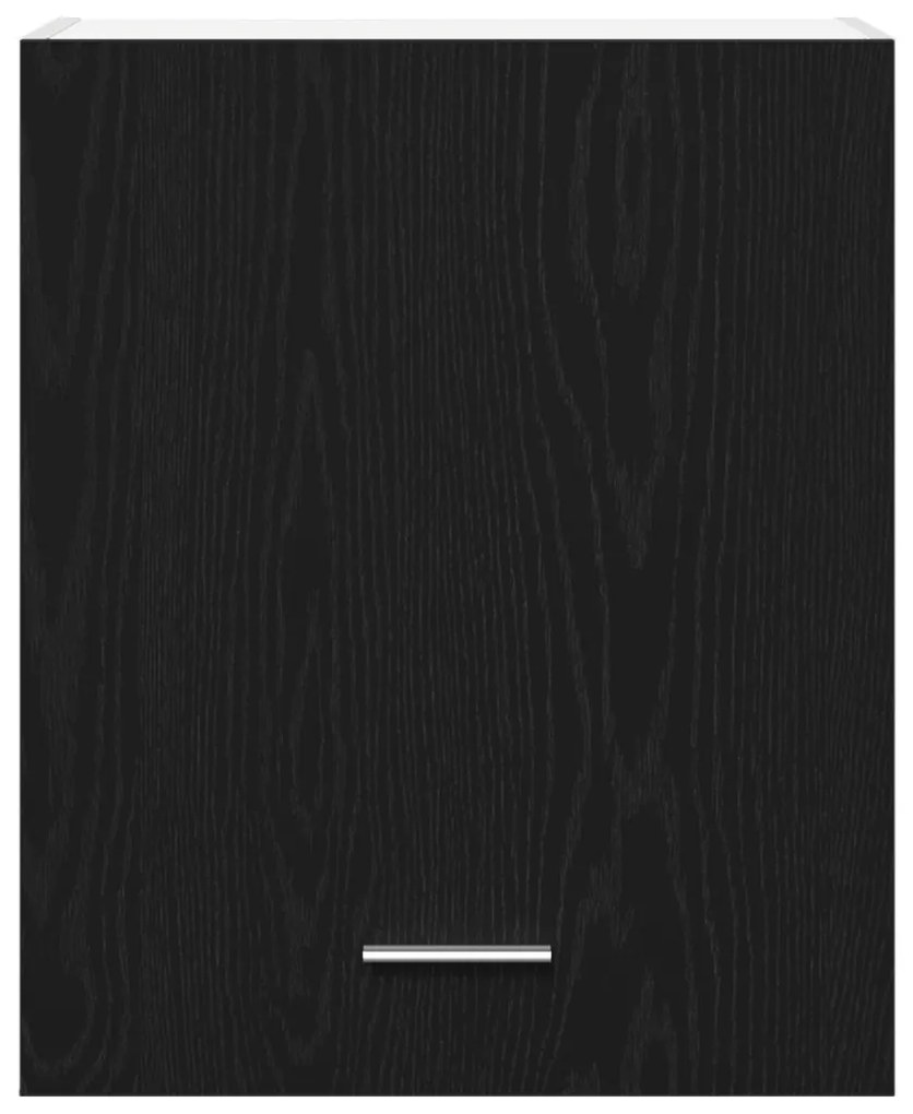 vidaXL Felfüggeszthető szekrények - 2 csomag - Fekete tölgy, 100x31x60 cm - Műgyantából