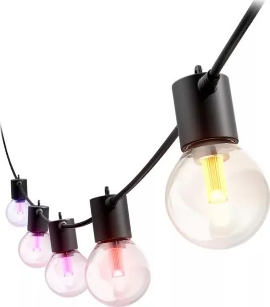 Philips Hue FESTAVIA - RGBW LED hosszabbítható, dimmelhető kültéri füzér, 30× LED, 21 m, IP65