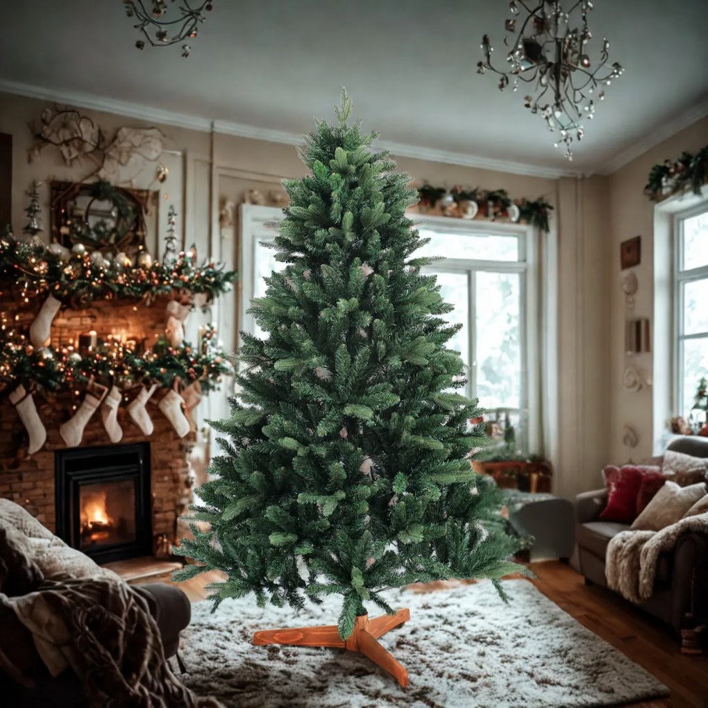 FROST műkarácsonyfa, 150cm, zöld Casaria