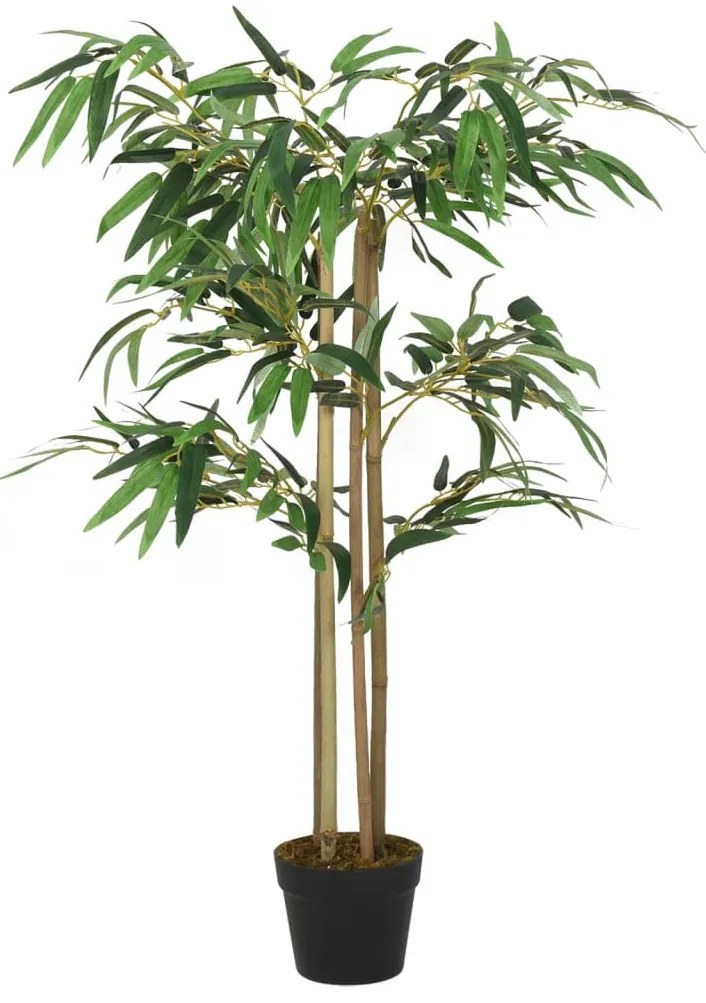 zöld mű bambuszfa 380 levéllel 80 cm