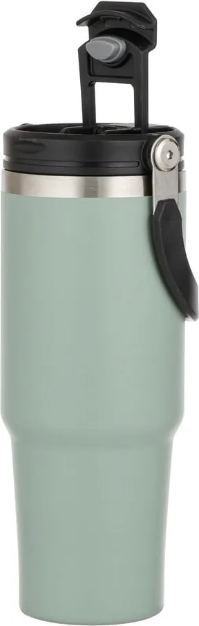 Zsályaszínű rozsdamentes acél utazó ivópalack 1 l Eco – Ladelle