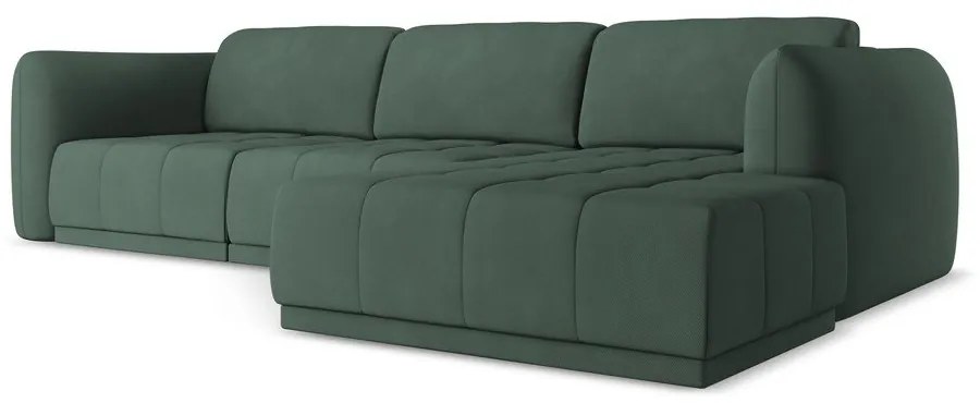 Zöld sarokkanapé (jobb oldali) Hoku – Makamii