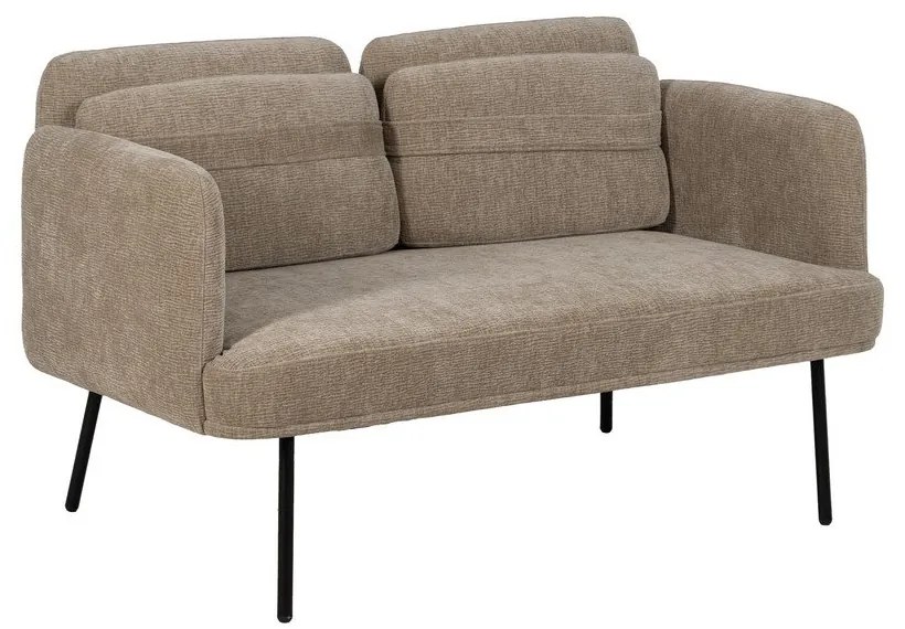 Bézs zsenília kanapé 127 cm Bind – Ixia